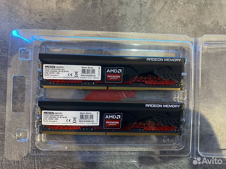 Оперативная память DDR4 AMD 16GB