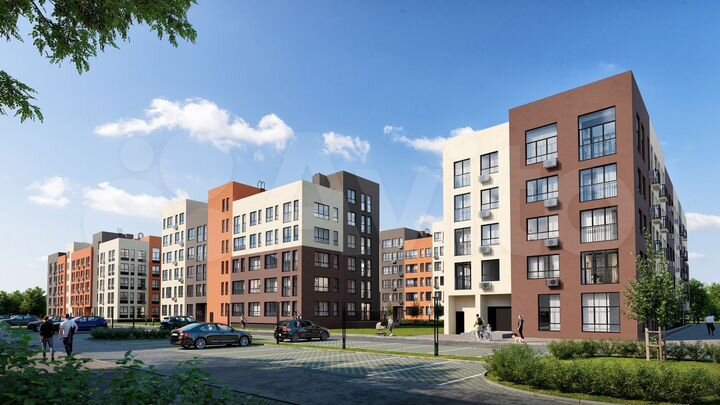 1-к. квартира, 40,1 м², 4/5 эт.