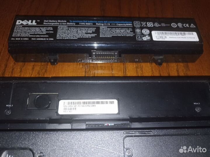 Ноутбук Dell 500 Делл пятьсот рабочий ретро винтаж