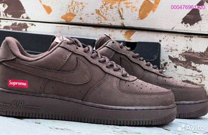 Кроссовки Nike Air Force x Supreme (Арт.23251)