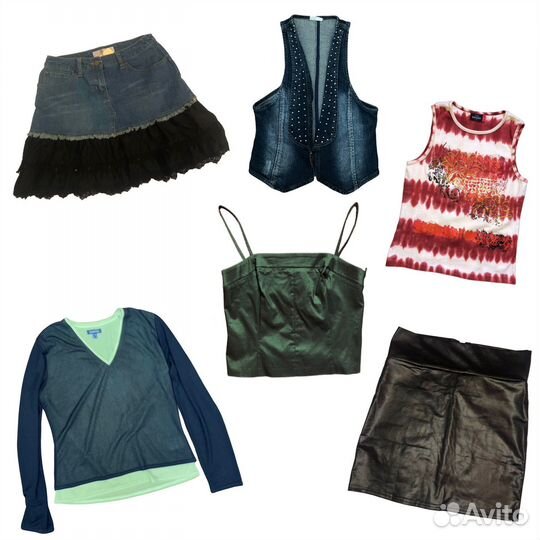 Винтажная женская одежда y2k