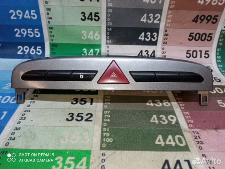 Кнопка аварийной остановки Peugeot 308