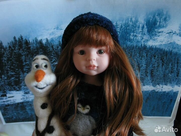 Олаф (из шерсти ручой работы)