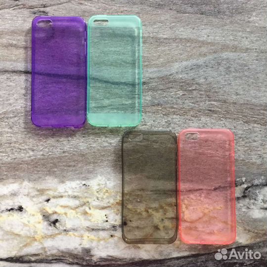 Чехол для iPhone 5/5S/SE Силиконовый Пластиковый