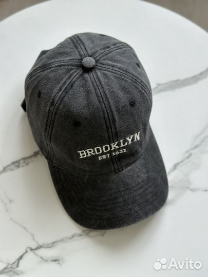 Бейсболка кепка варенка серая