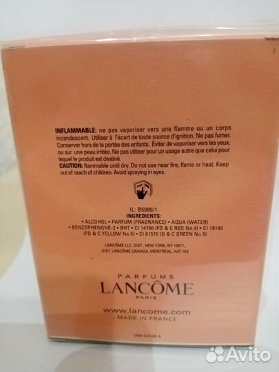 Lancome tresor eau de parfum