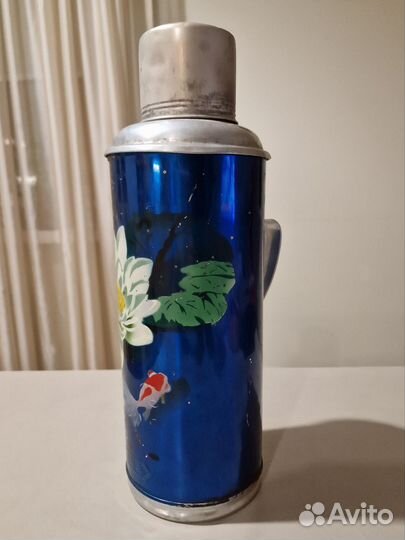 Термос со стеклянной ковбой 2 литра