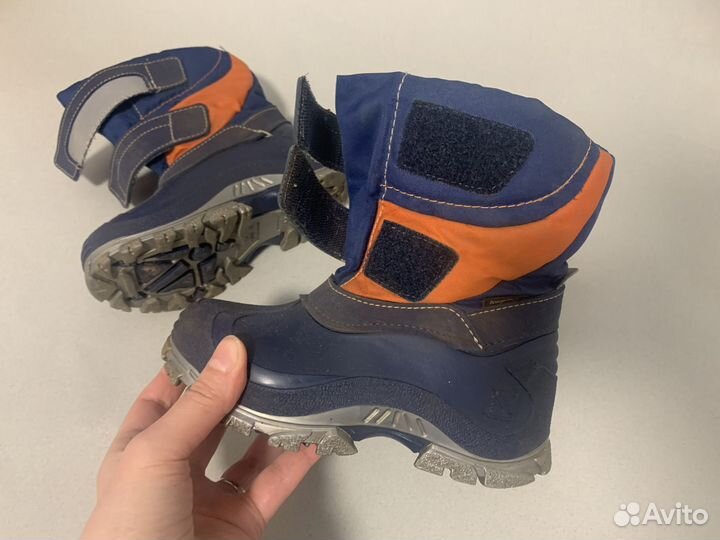 Ботинки детские сапоги зимние детские 28 обувь бу