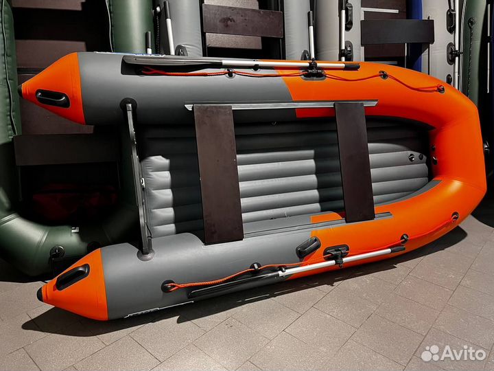 Лодка пвх Stormline Classic Air 335 зелено-черная