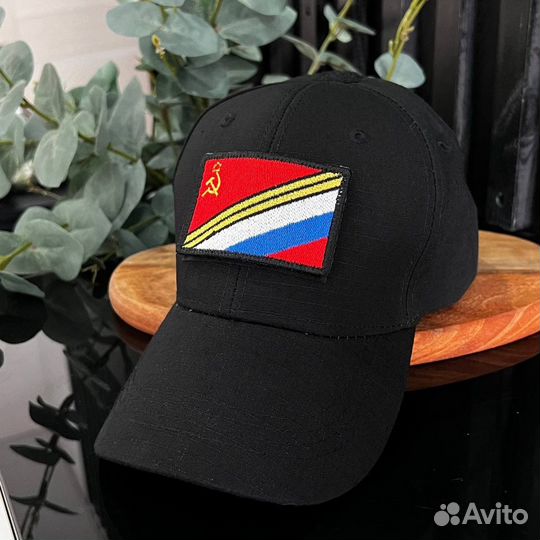 Бейсболка СССР Россия чёрная тактическая