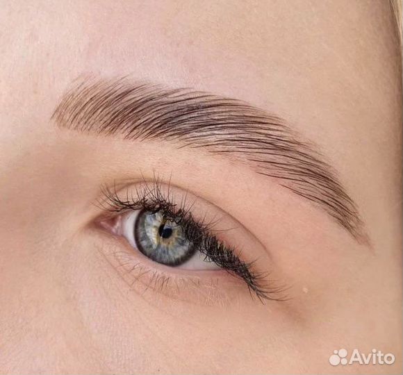 Ламинирование бровей и ресниц, оформление бровей