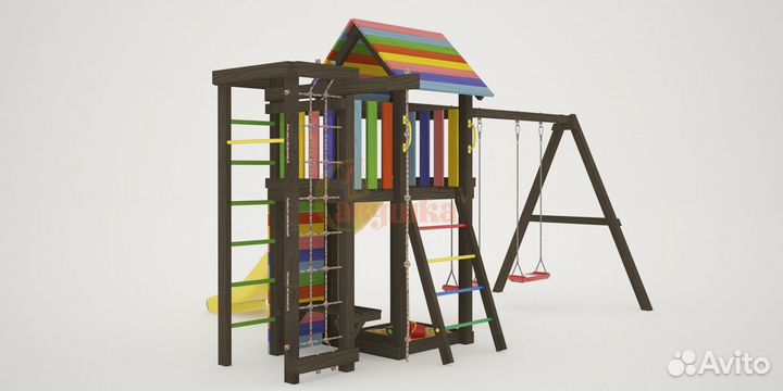 Детская площадка Савушка Мастер 10 (Brown Color)