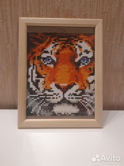 Алмазная картина тигр