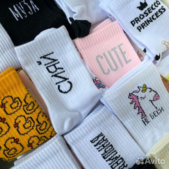 Носки женские новые с приколами