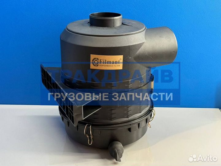 Фильтр воздушный в корпусе Liebher Claas Bomag в сборе для C23610 CF610 (сломано основание корпуса)