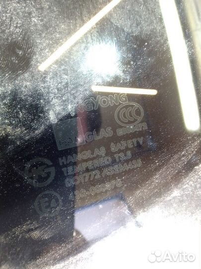 Стекло двери заднее правое глухое