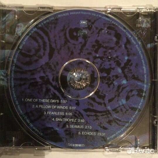 CD Pink Floyd- Meddle, 1994, Italy, bootleg