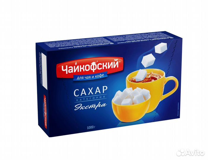Чайкофский Сахар белый кусковой 1 кг