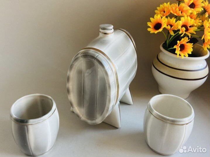 Набор для вина коньяка со стопками СССР винтаж