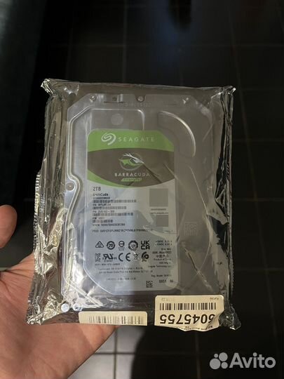 HDD 2тб Seagate Barracuda внешний жёсткий диск