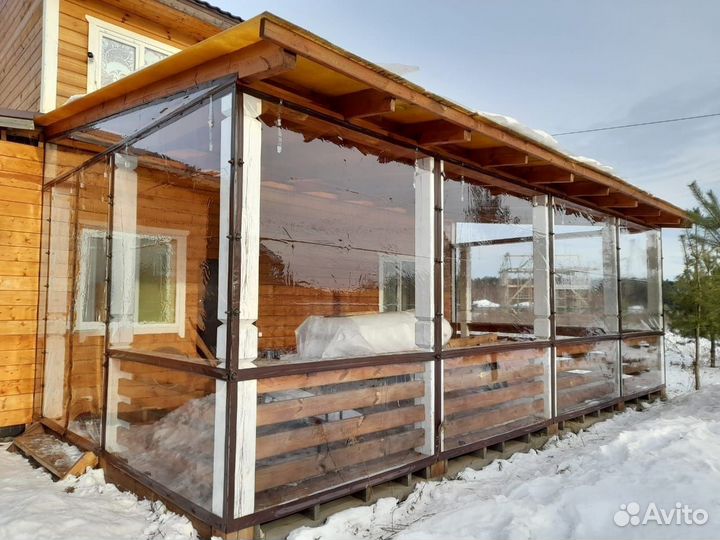 Мягкие окна на террасу