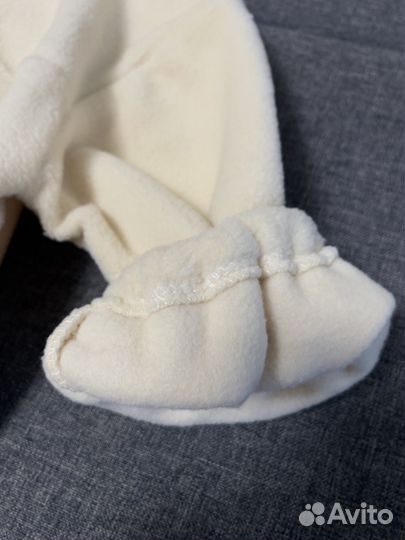 Детский флисовый костюм флис молочный 92 98 100