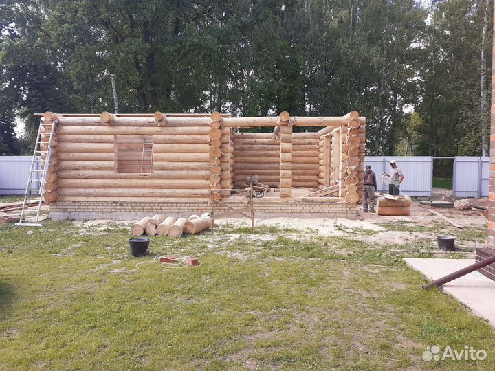 Изготовление срубов бань, домов