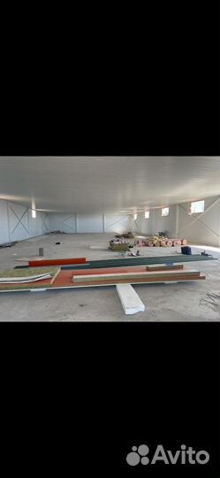 Строительство ангаров магазинов из сэндвич панели