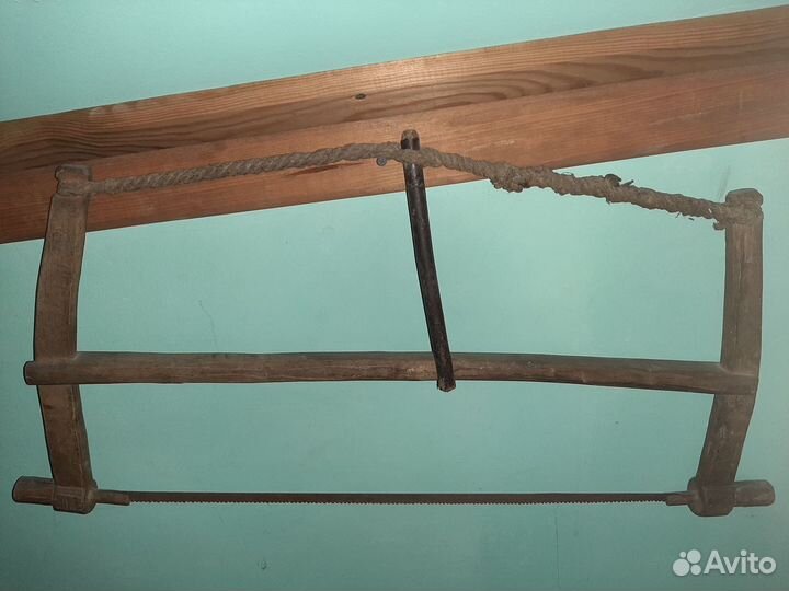 Старинная пила лучковая