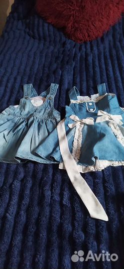 Джинсовый сарафан для девочки 92 98