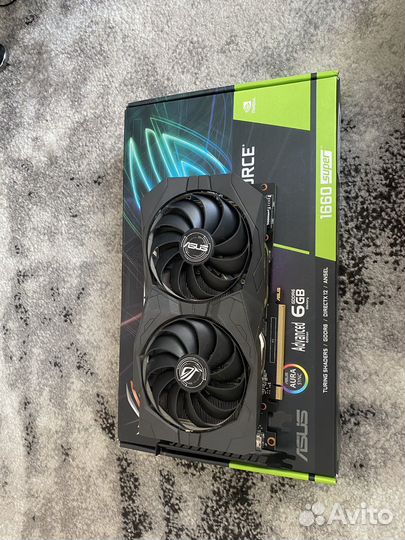 Видеокарта gtx 1660 super 6gb asus