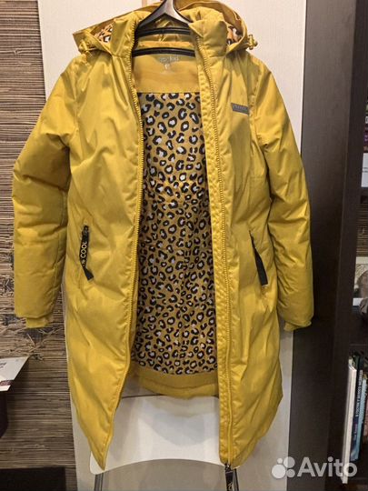 Пуховик для девочки 140 146