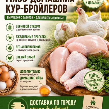 Мясо домашних куриц