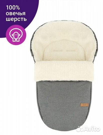 Конверт зимний на овчине + муфта