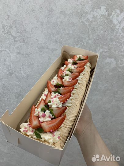 Меренговый рулет