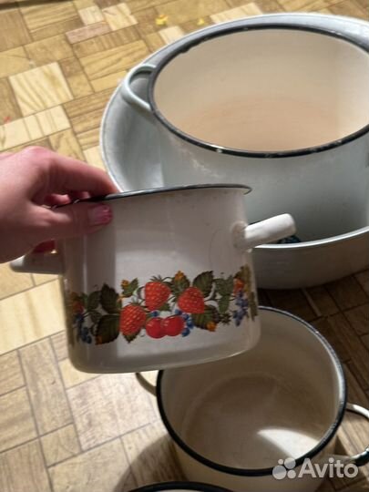 Кастрюля эмалированная СССР