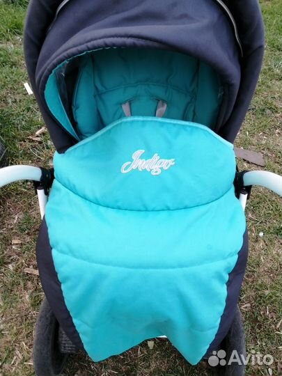 Коляска 2 в 1 индиго