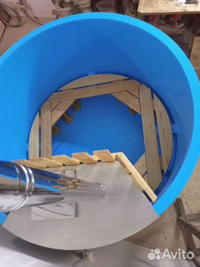 Купель, фурако на дровах