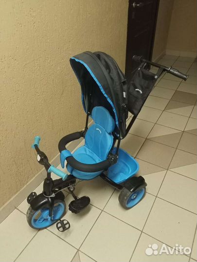 Детский трехколесный велосипед-коляска Nika Joy