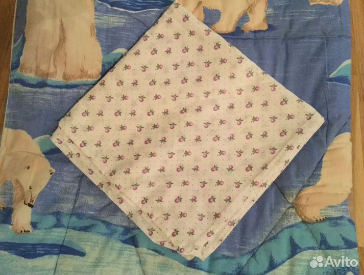 Детское одеяло + новый пододеяльник в подарок