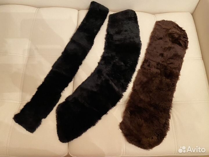 Шкурка животного. Воротники норка и песец