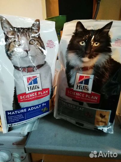 Корм для кошек 7+