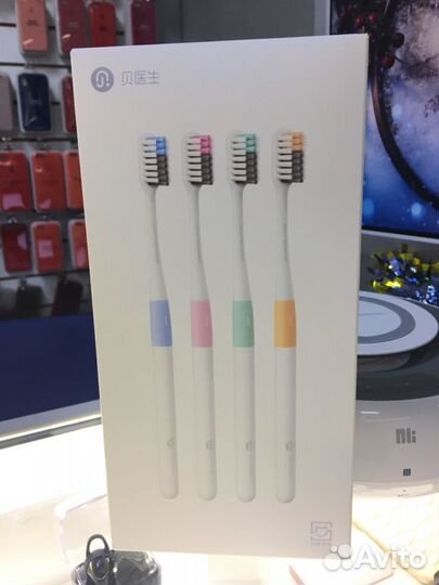 Набор зубных щеток Xiaomi Dr. Bei Colors 4 шт