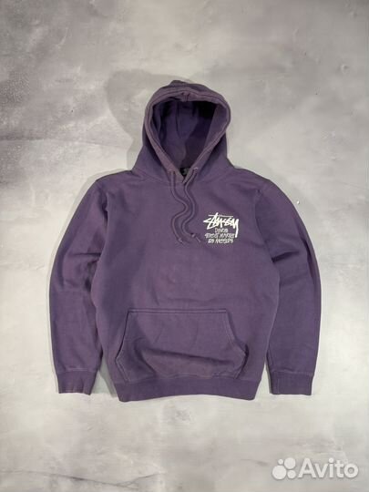 Stussy x Dover Street Market Logo Hoodie(Purple/M)