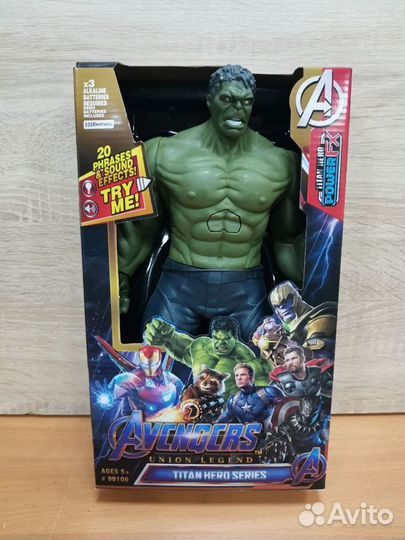 Супер герой Халк. Avengers (свет, звук)