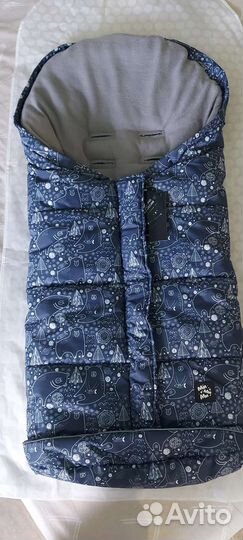 Зимний конверт в коляску мимими