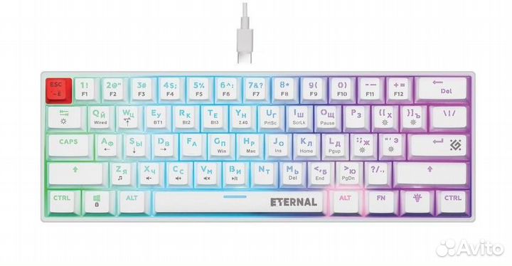 Клавиатура беспроводная/проводная механическая