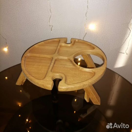 Винный столик менажница