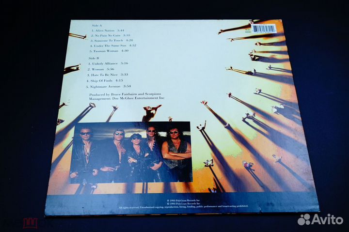 LP scorpions - Face the heat/Germany/EX+/EX+