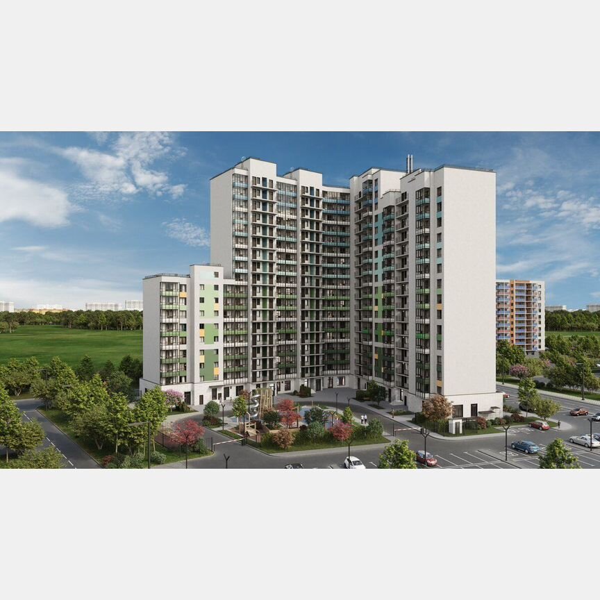 1-к. квартира, 37,6 м², 2/18 эт.